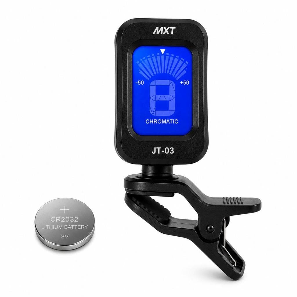 Afinador Digital Clip Cromático Violão Guitarra Baixo Com Bateria Top top