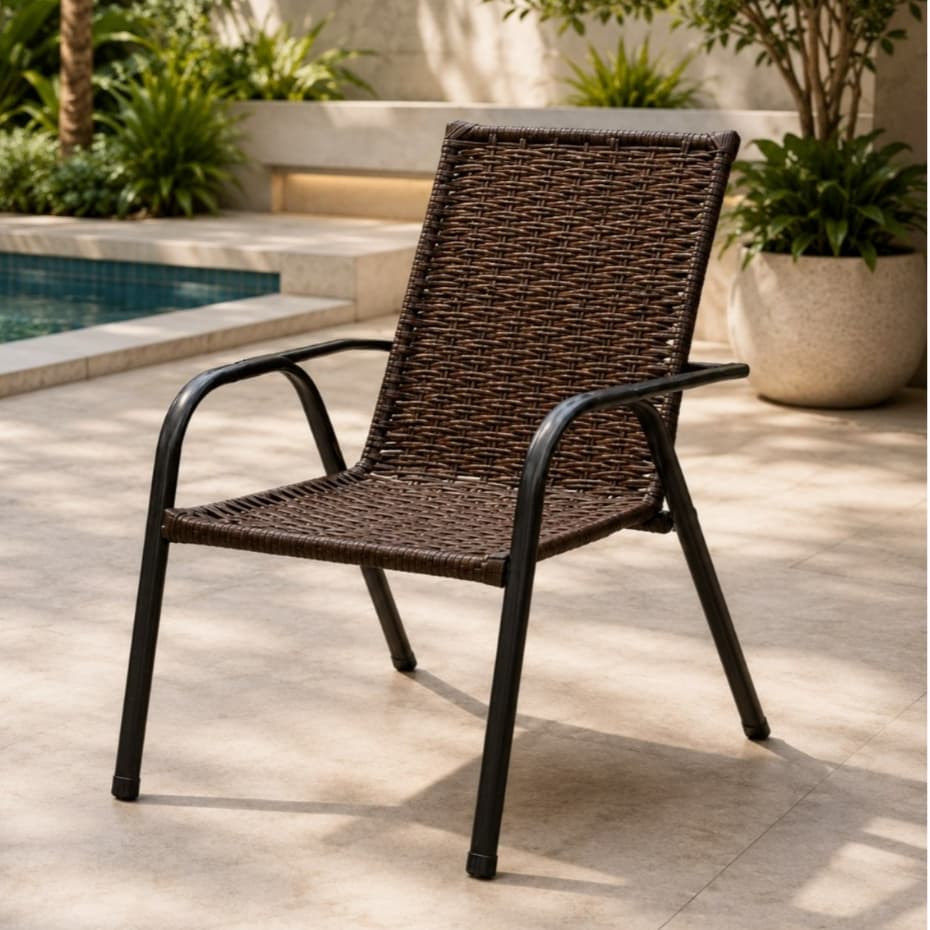 1 Cadeira Junco Ideal para seu Descanso - Estrutura Reforçada para Area Gourmet Jardim Varanda