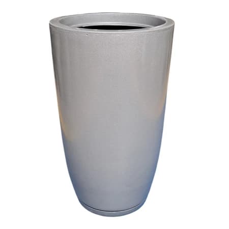 Vaso Cone Bojo Liso  com Prato – Polietileno para Plantas Interno/Externo