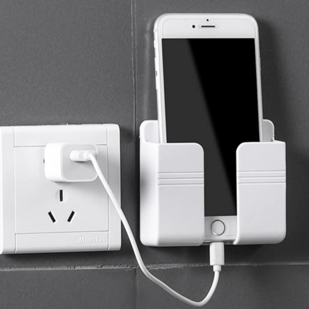 Suporte de Celular para Parede Adesivo Porta Celular para Carregamento Multiuso