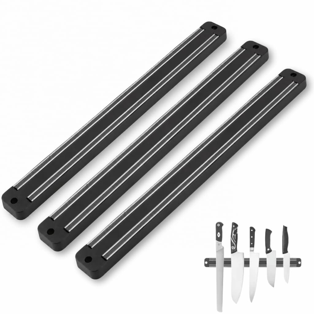 kit Barra Magnética Imã Suporte Facas e Ferramentas 1/2/3 Unidade 30cm