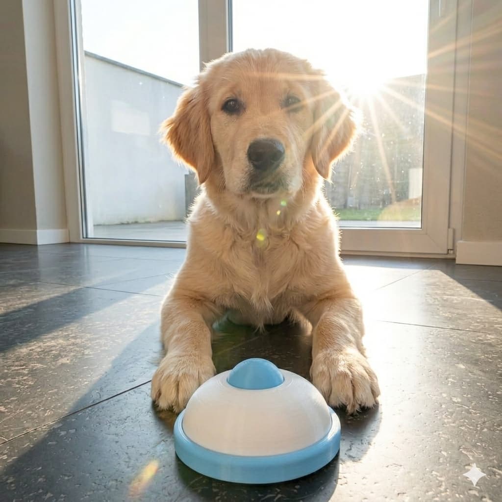Brinquedo Lambedor Interativo para Cachorros - Anti Estresse e Ansiedade com Bola Giratória Petiscos