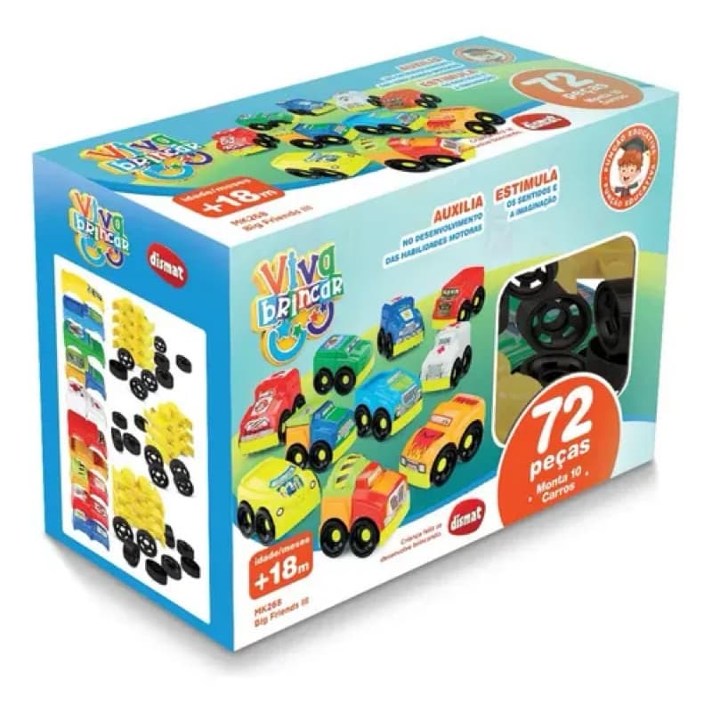 KIT DE CARRINHO EDUCACIONAIS