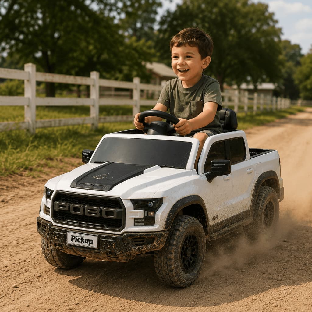 Carro Eletrico Infantil Bang Toys Jipe Legend Branco 12V Controle