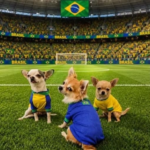 Roupa pet da copa camiseta do brasil para cachorro e gato