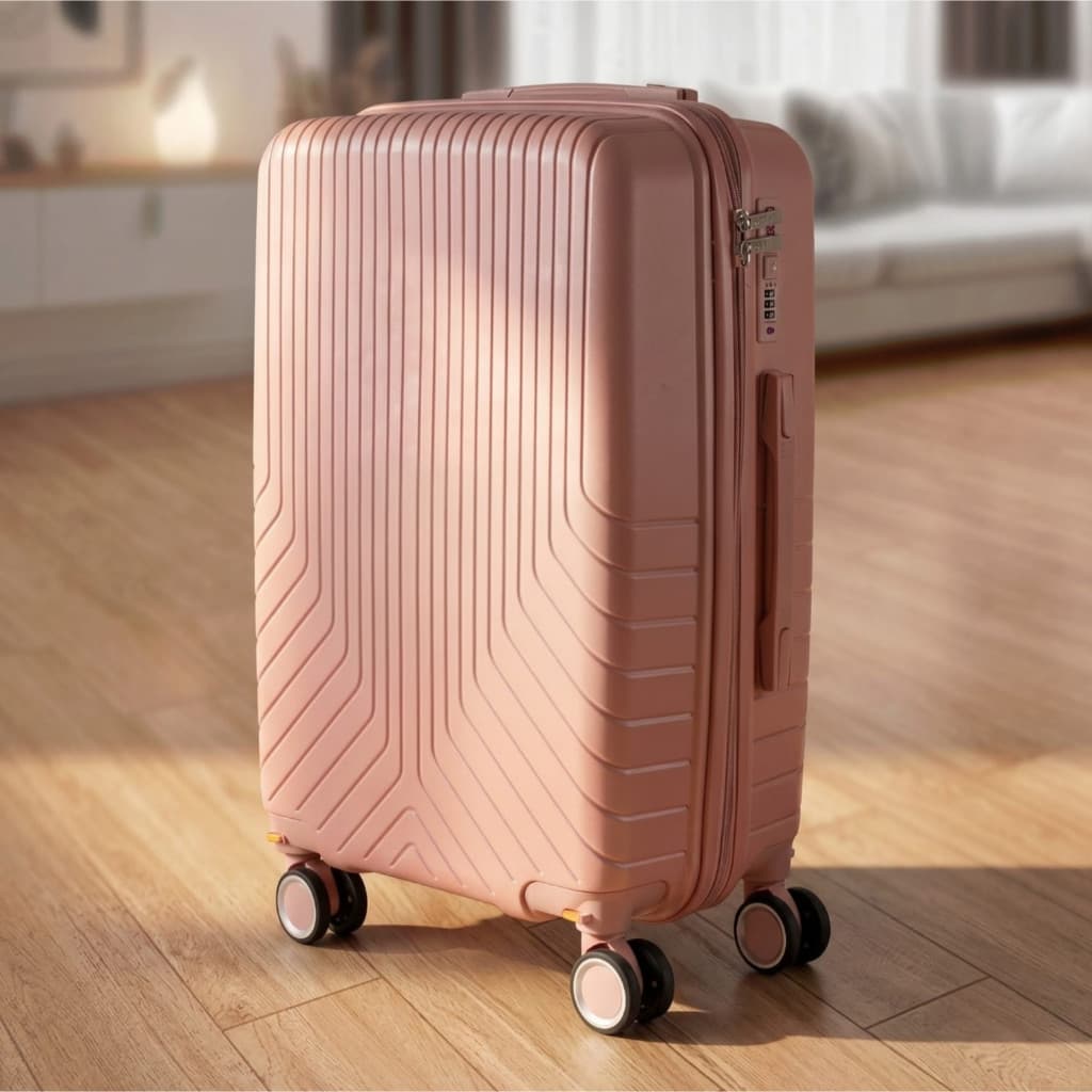 Mala Viagem Média M 20KG Viena Expansível 63cm Polipropileno Inquebrável Rodinhas 360 c/ Cadeado TSA