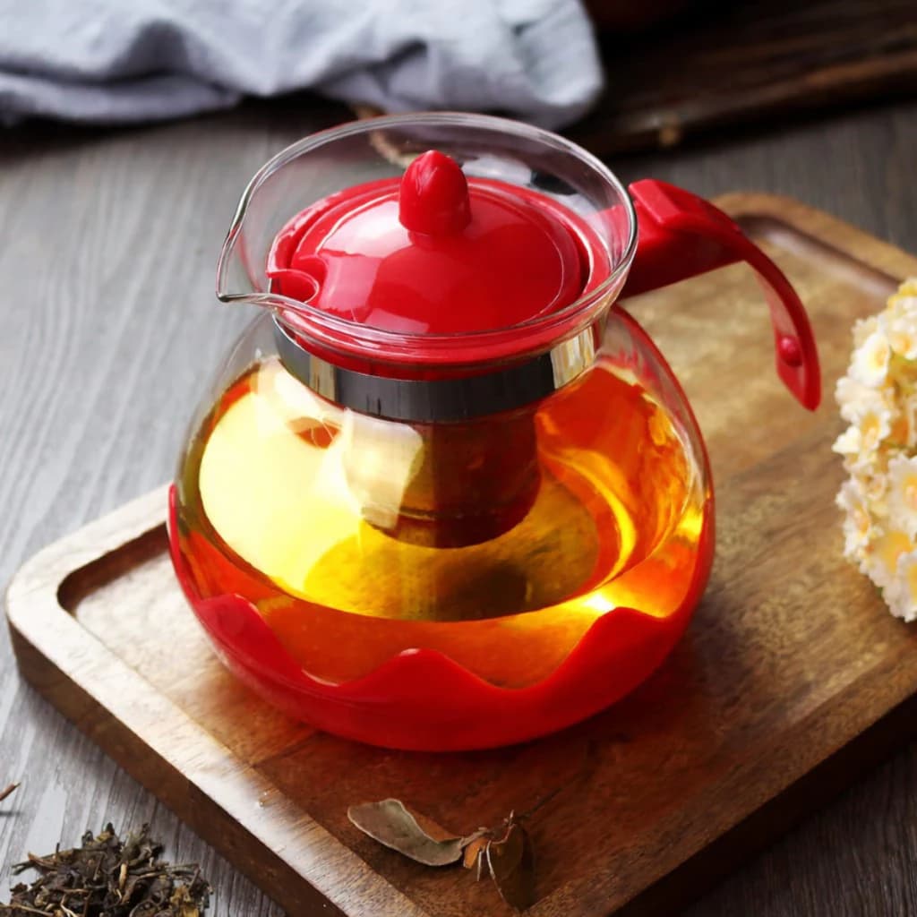 Chaleira Infusora Bule de Vidro Premium para Chás Ervas 1.500ML