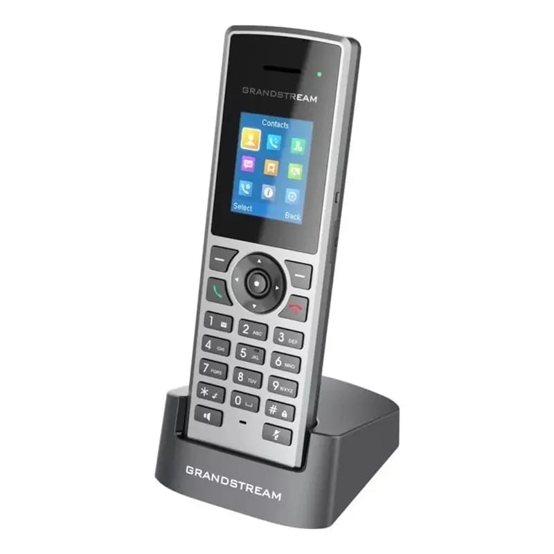 telefone Corporativo ip sem fio dp722 grandstream dect voip audio hd Alcance 350m Com Push To Talk