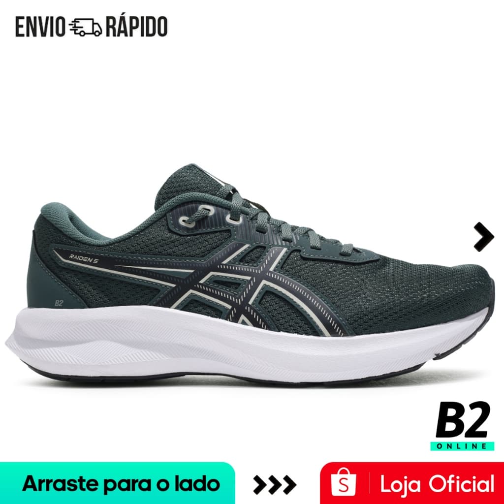 Tênis Asics Raiden 5 Masculino Original com Nota Fiscal e Garantia