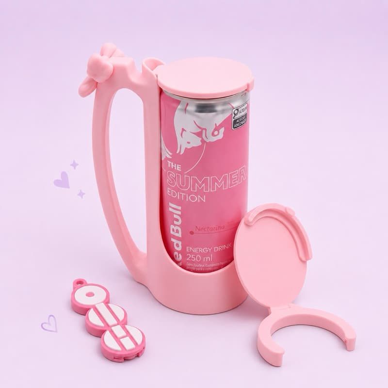 Porta Lata 250ml Chaveiro Bts Energetico Decoracao Cute