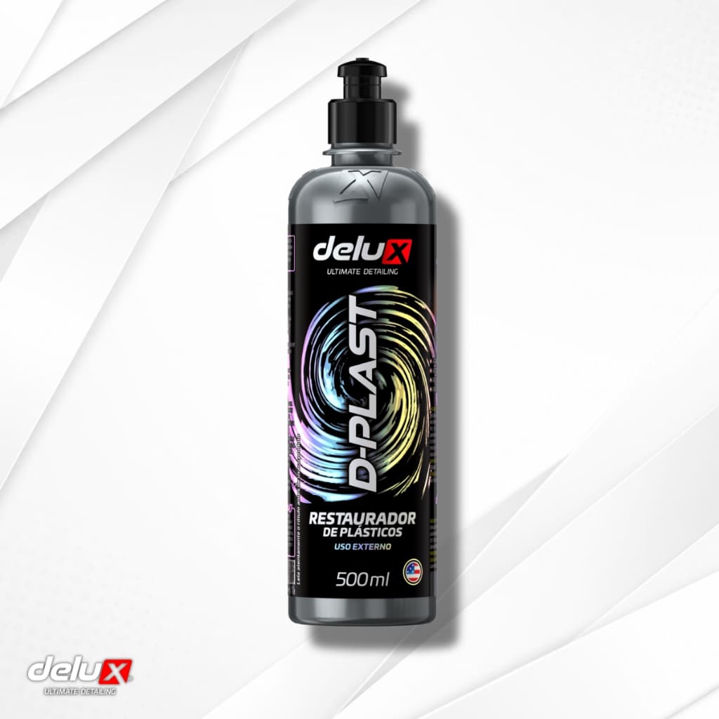 Restaurador de Plásticos D-Plast 500ml Proteção UV Revitaliza Renova Plásticos Borrachas