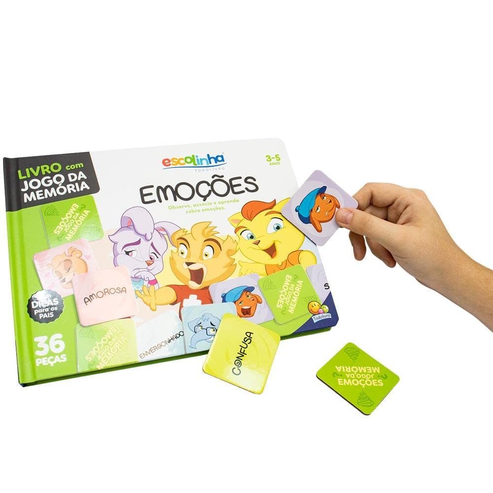 Livro - Escolinha Memória: Emoções