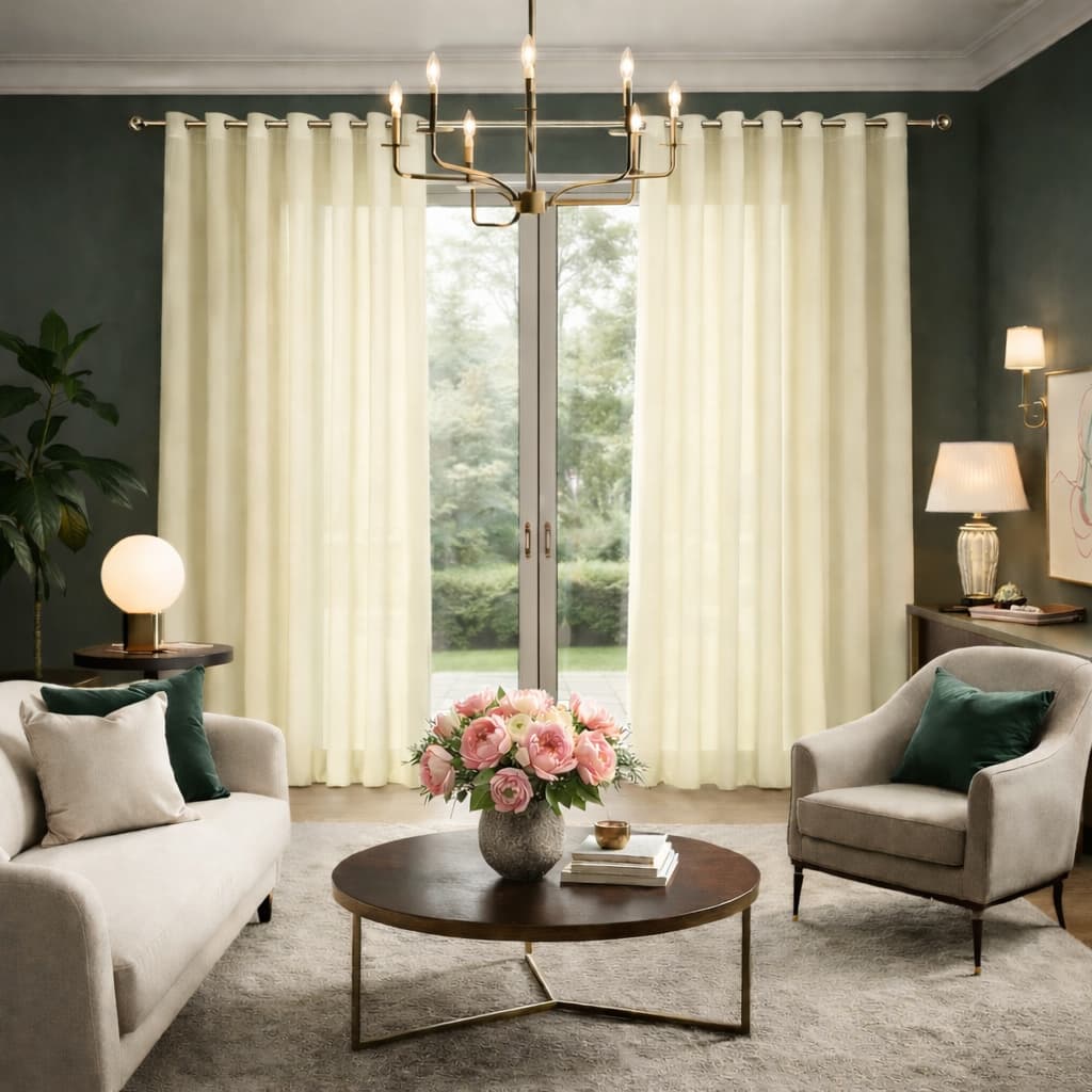 Cortina Letícia 3,00 x 2,50 | Decoração de Casa, Transforme Sala e Quarto com Elegância