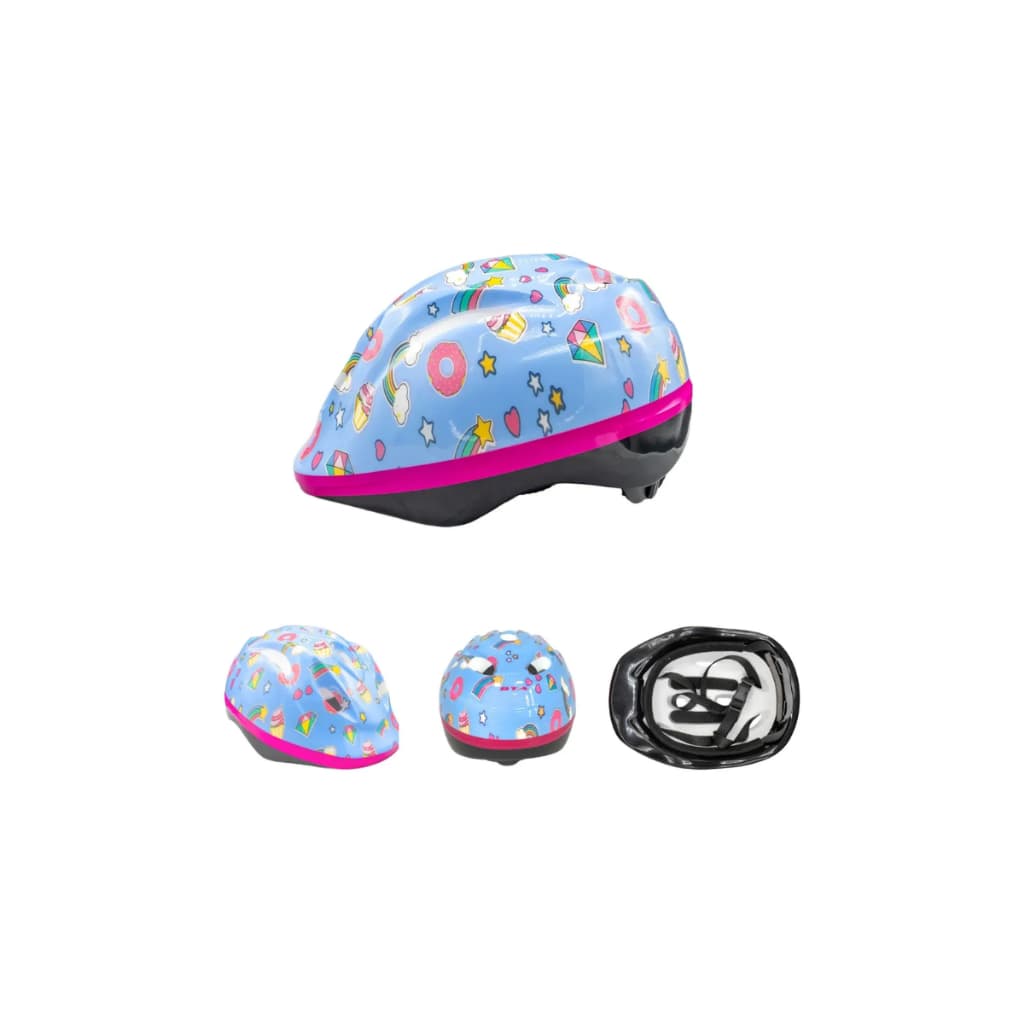 Capacete Infantil Gta Bike Menina COM FLORES Proteção Bicicleta