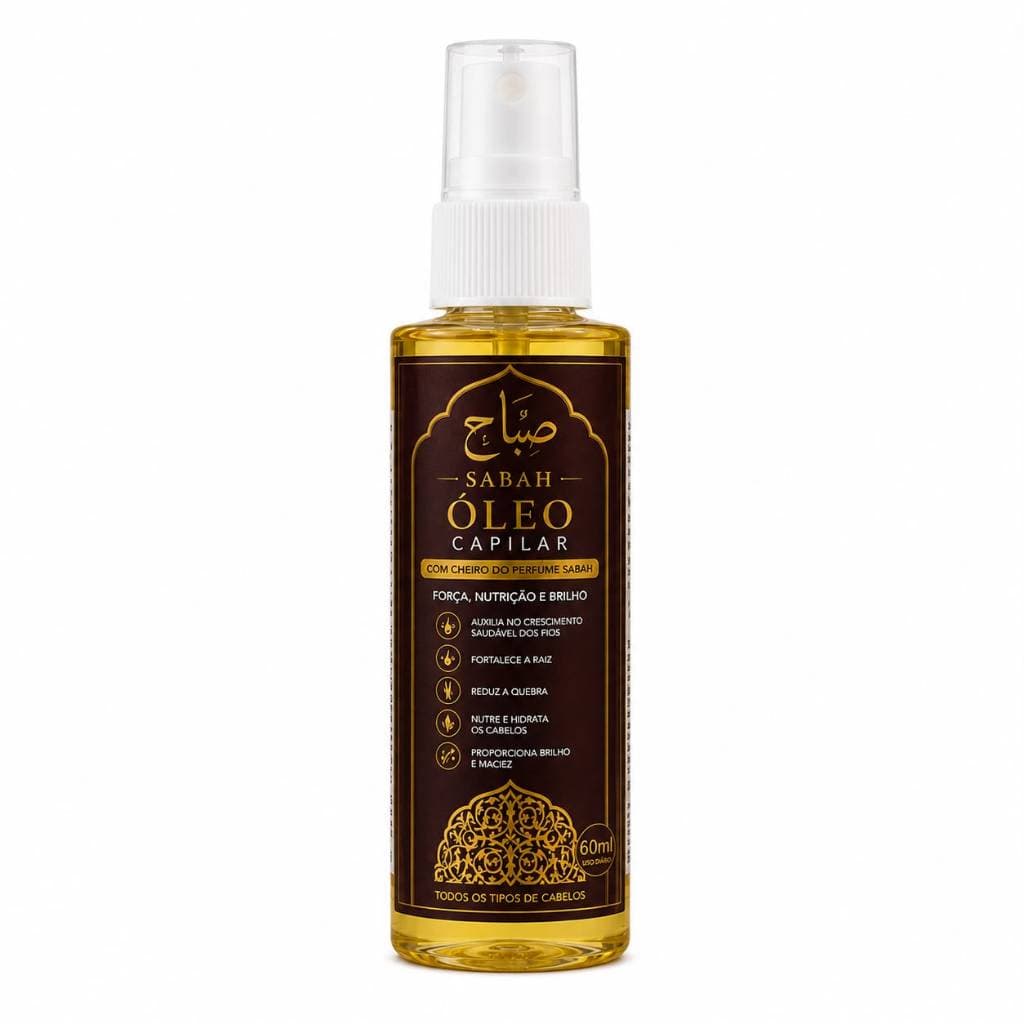 Óleo Capilar Com Cheiro do Perfume Sabah Hidratação e Maciez Reparador