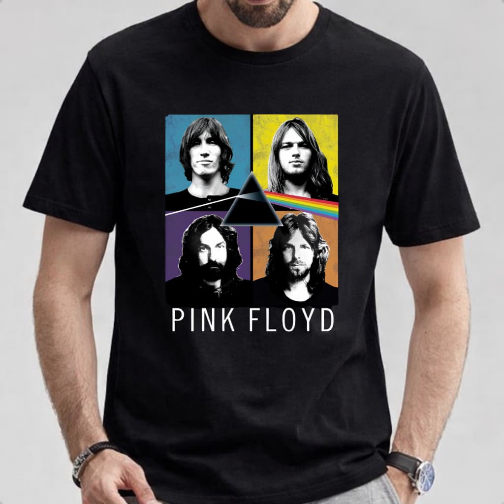 Camiseta Pink Floyd Camisa Banda Pink Floyd Fã Rock Metal Radio Music 100% Algodão