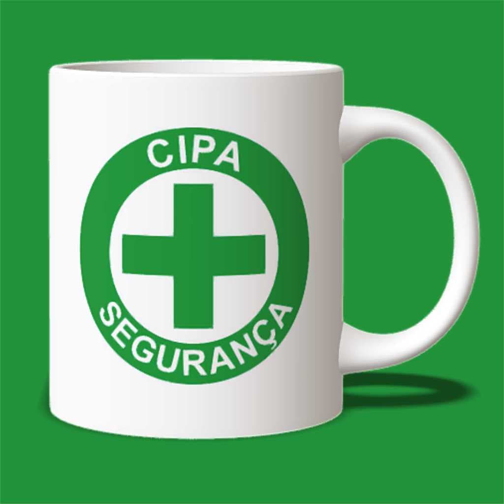 Caneca de Cerâmica CIPA Segurança do Trabalho 325 ml