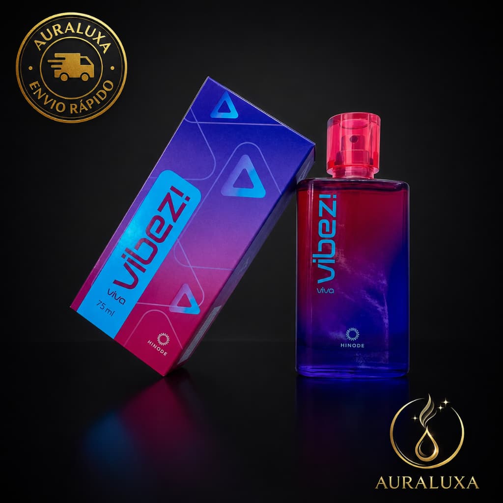 QUEIMA DE ESTOQUE Perfume Feminino Viva Vibez! Hinode 75ml Deo Colônia | Original Lacrado | Vibrante Floral Frutado