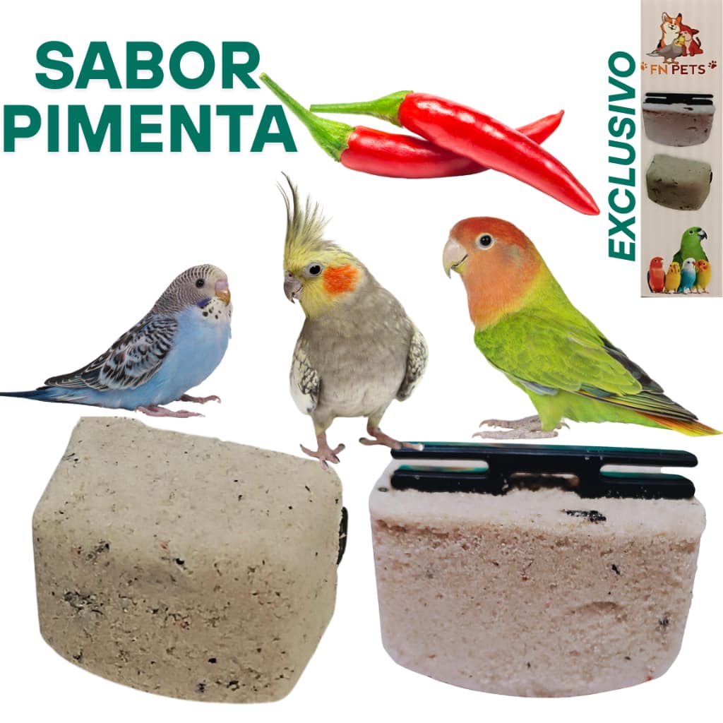 pedra de calcio para passaros sabor frutas mineral natural para calopsita,periquito,papagaio, e pets