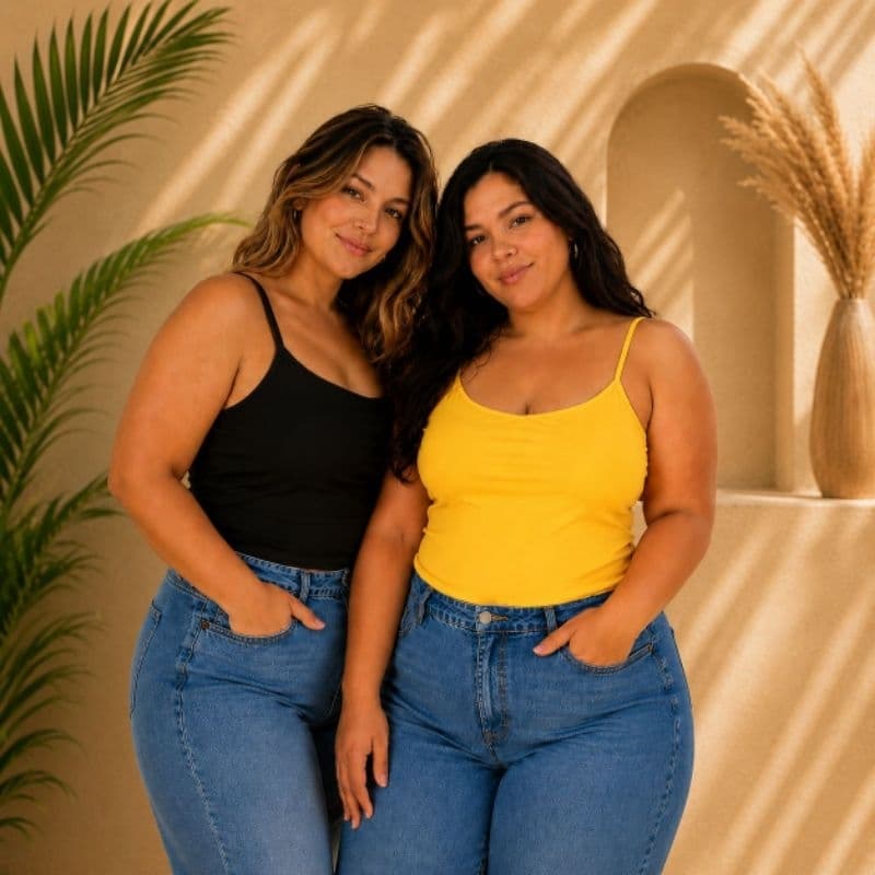 Kit 3 Blusa Regata Plus Size Alcinha Em Malha Suede
