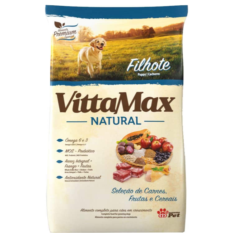 Vittamax Natural Filhote 10 Kg validade para 15/10/2026