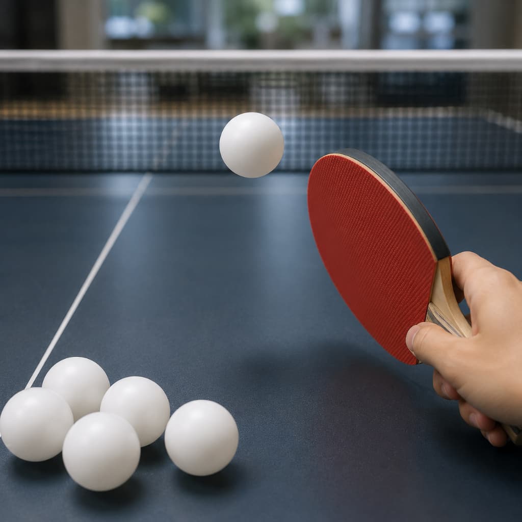 Bolinhas De Ping Pong Sortidas Cartela Com 6 Unidades  Para Jogos E Diversão