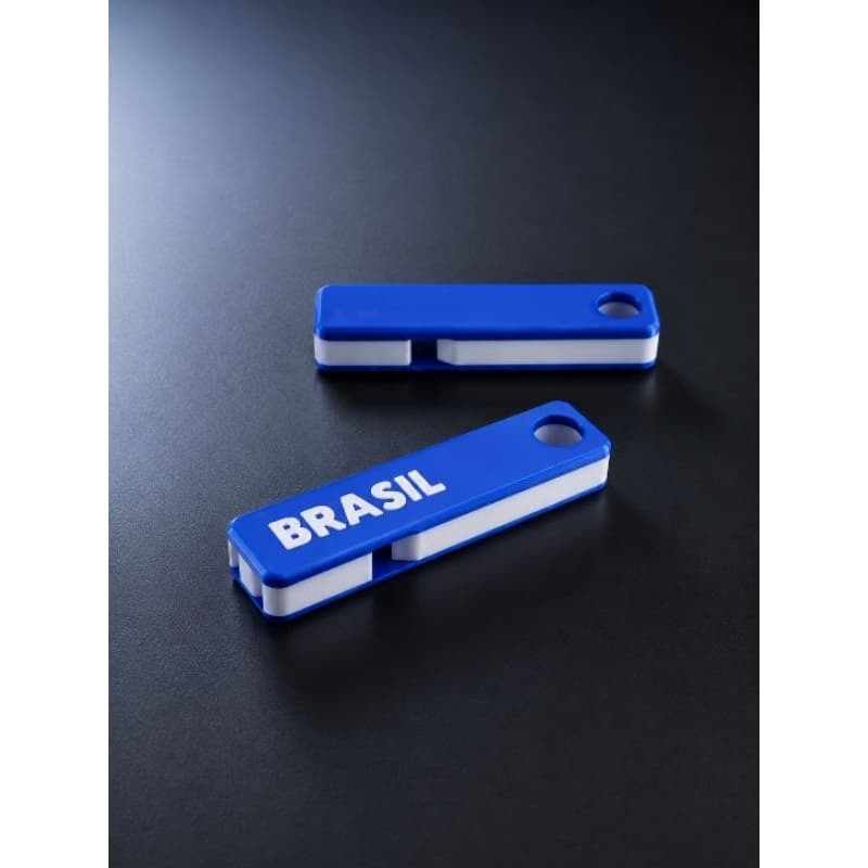 kit 10 chaveiro apito Brasil