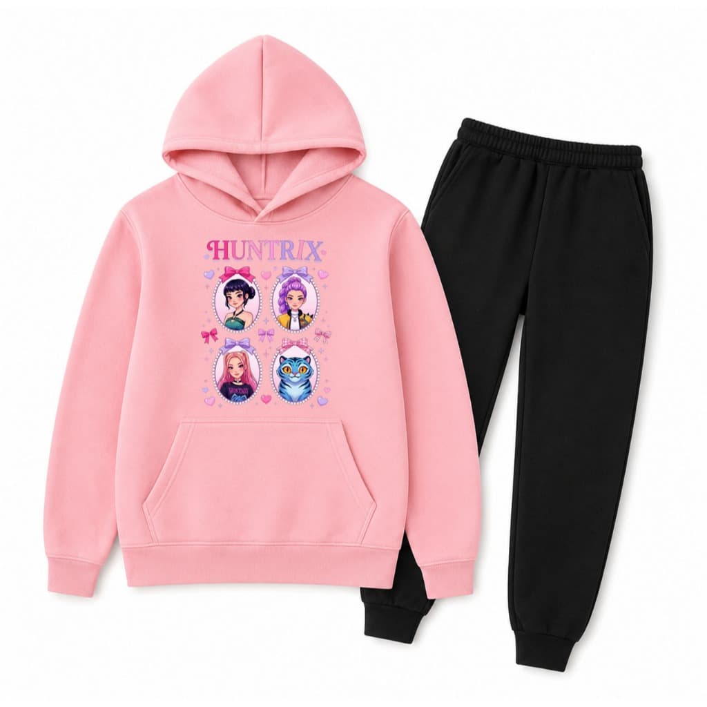 Conjunto Infantil Moletom E Calça Flare Moletom Estiloso