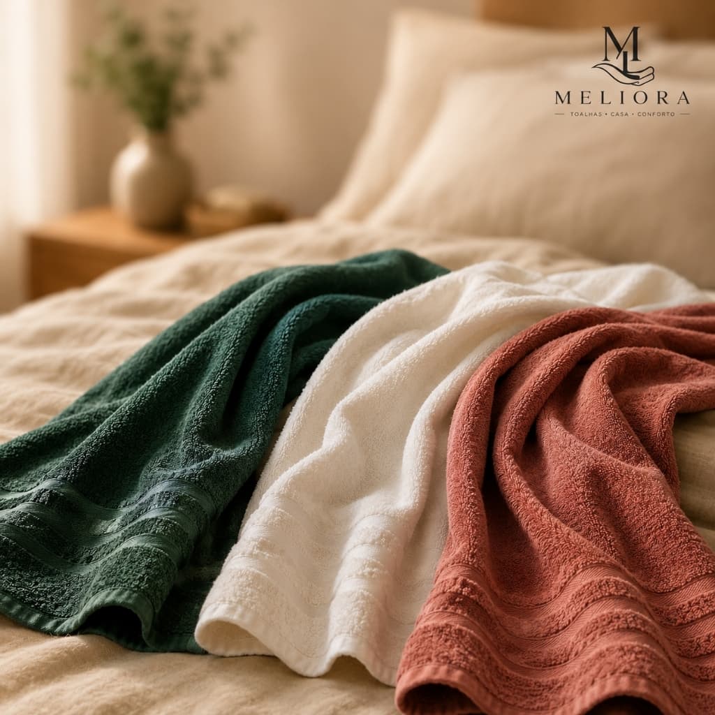 Kit Econômico 6 Toalhas de Banho Premium 62x132cm Conforto e Maciez