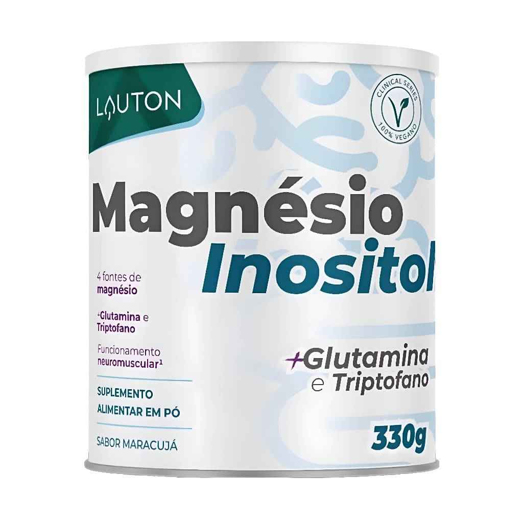 Magnesio Inositol e Triptofano Quelato Taurato Sabor Maracuja 330g - Lauton