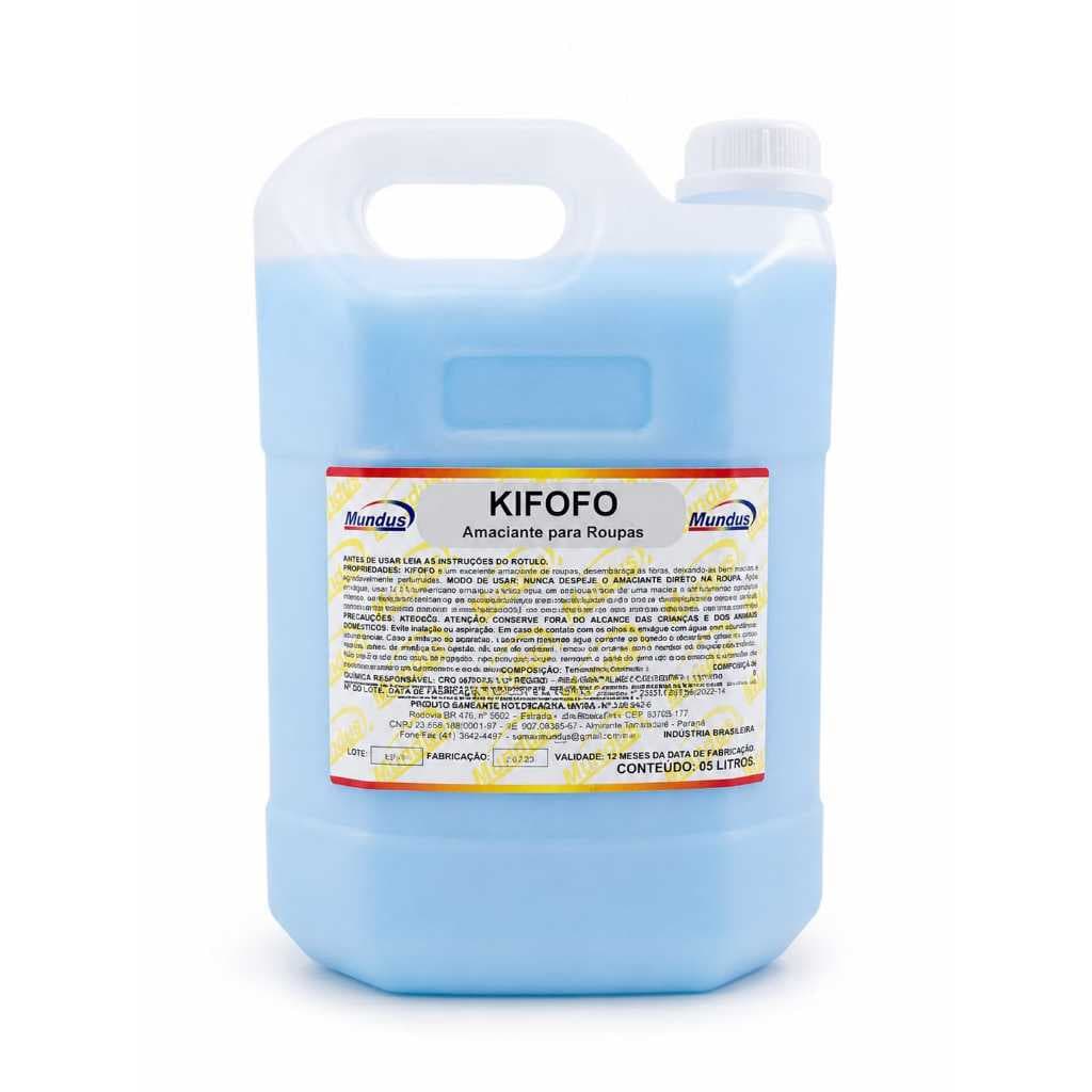 Amaciante Kifofo 5 Litros Concentrado Alto Rendimento Toque Macio e Fragrância Intensa