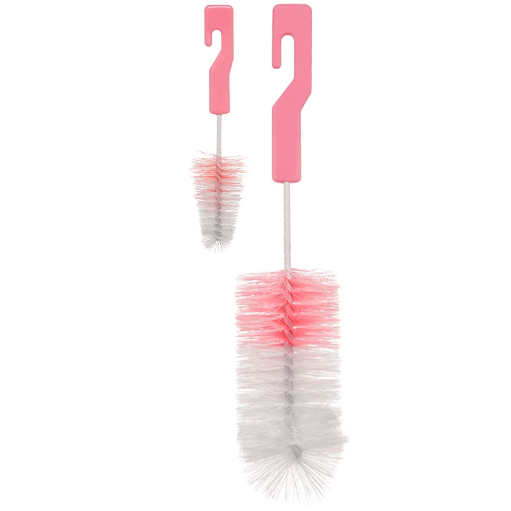 Escova para Mamadeira e Bicos – Kit Limpeza Completa Rosa 🍼💖