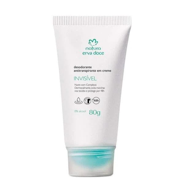 Desodorante Antitranspirante em Creme Erva Doce Natura