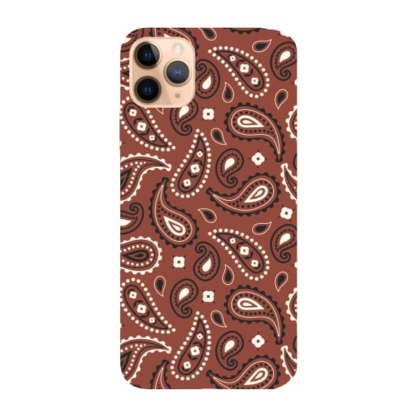 Capinha para iPhone 11 Pro Anti Impacto Fashion - BANDANA MARROM