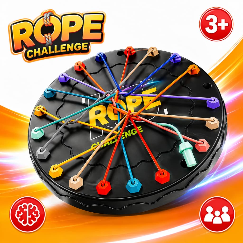 Jogo Rope Challenge De Cordas Educativo Lógica Infantil Família