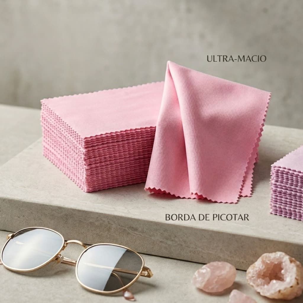 Kit Flanelas Mágicas Limpeza para Relógio, Lentes e Joias
