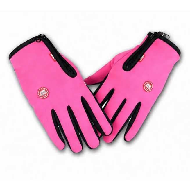 Luva Motoqueiro Tamanho G Impermeável Térmica Touch Screen Unissex para Frio e Chuva