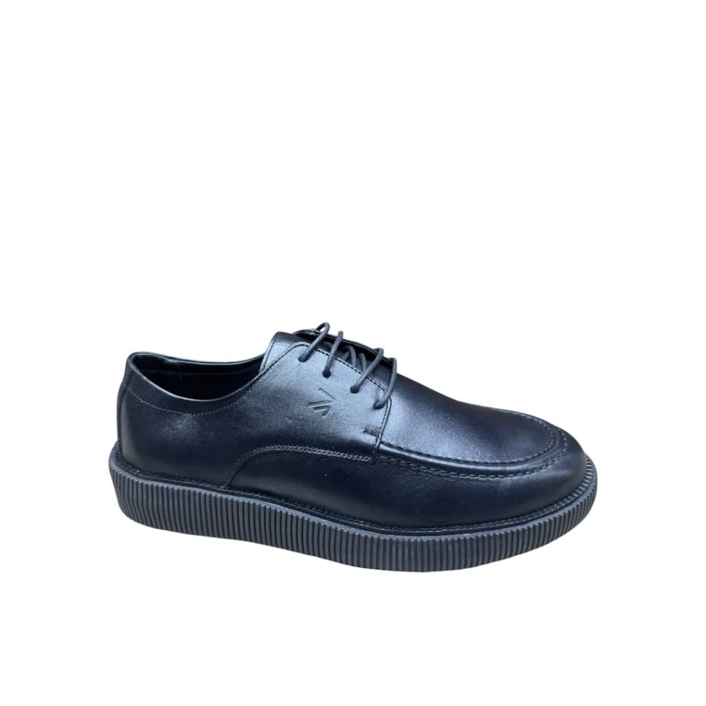 Sapato Masculino Casual Preto Premium Confortável Social Moderno Solado Alto Leve