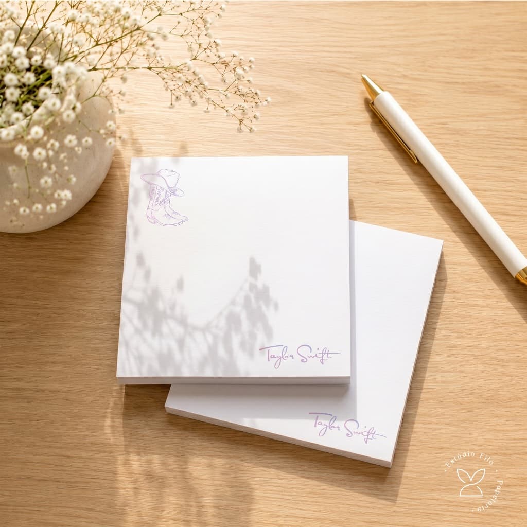 Bloco de anotações folhas destacáveis decorado Taylor Swiftt 50 folhas bloco de notas memo pad