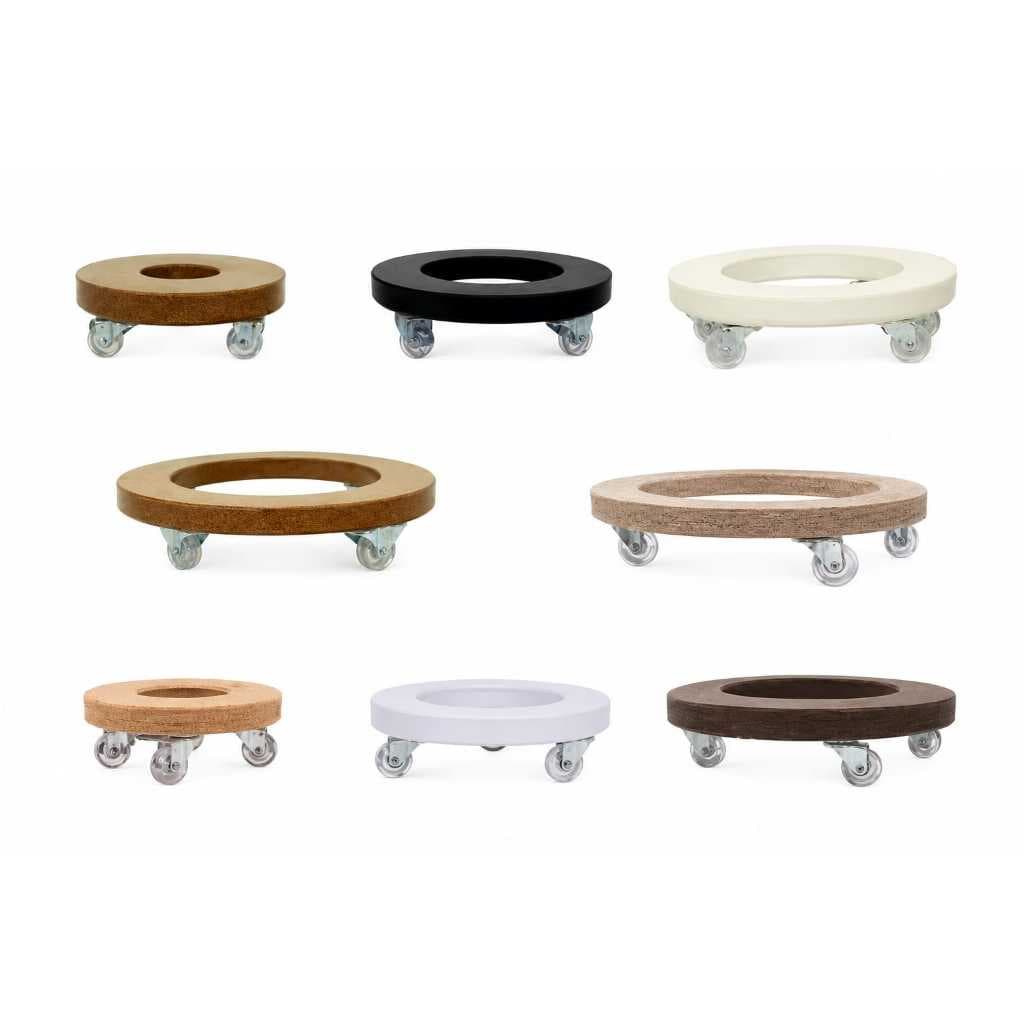 Suporte para plantas e vasos carrinho com rodinhas