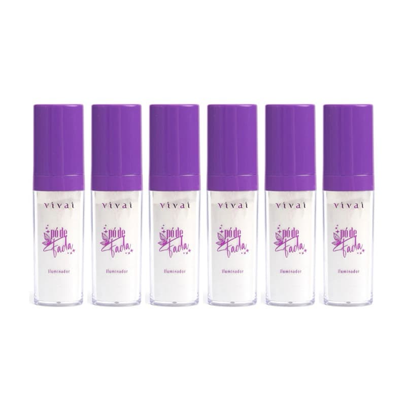 Pó Iluminador Julystar Fairy - Luminosidade Natural e Duradouro, Aplicação Versátil 10g