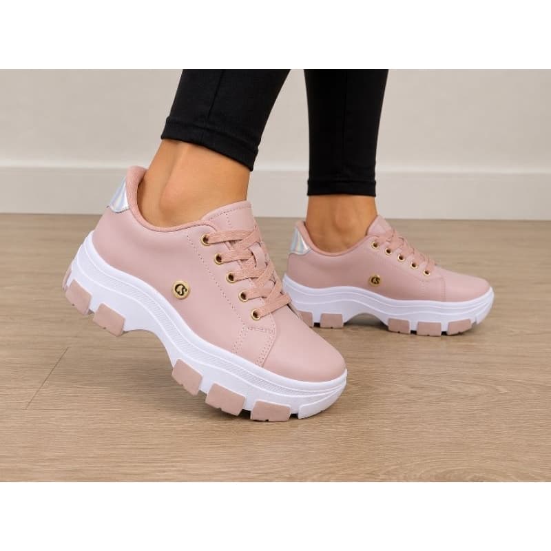 tenis casual feminino plataforma mais vendido confoto e estilo