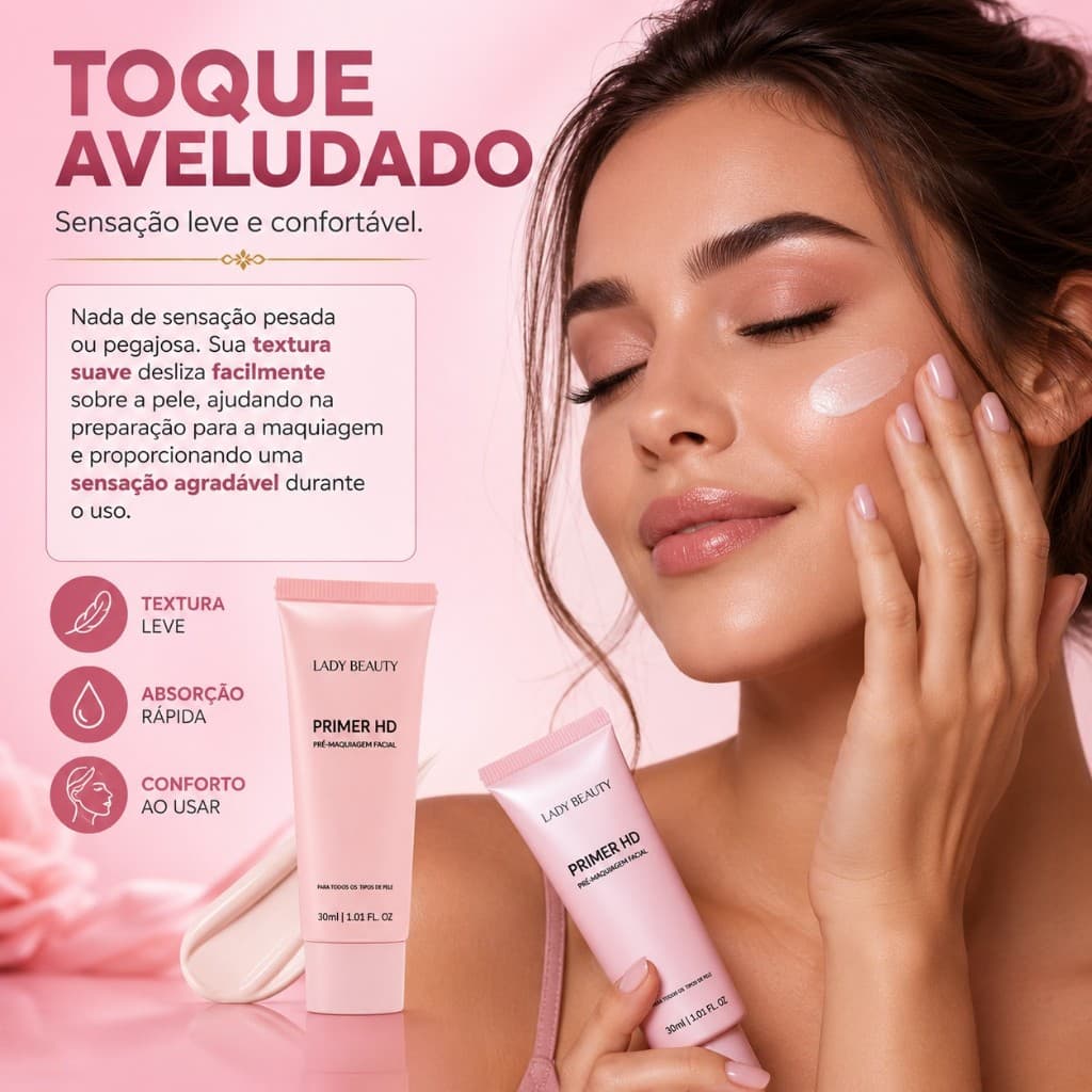 PRIMER HD L57 PRE MAQUIAGEM LADY BEAUTFUL