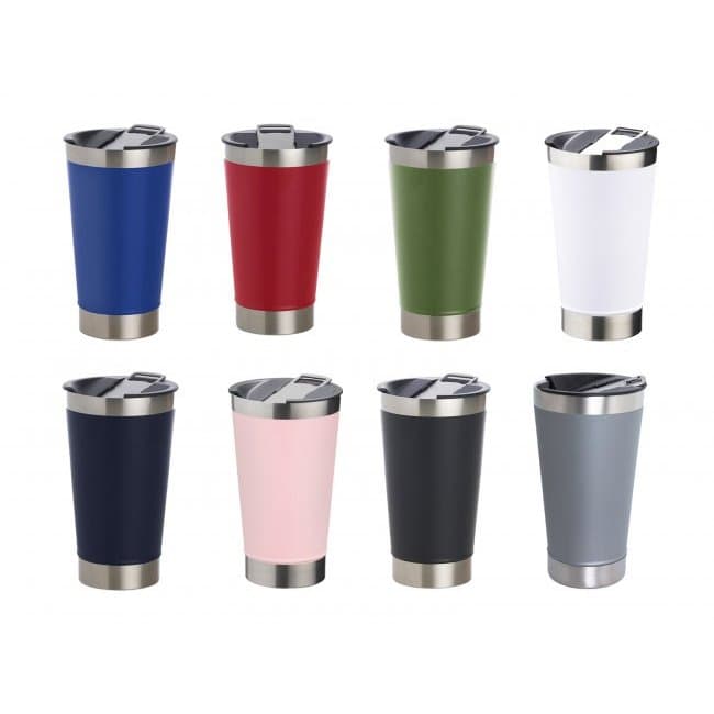 Atacado copo térmico 473ml com tampa e abridor de garrafas