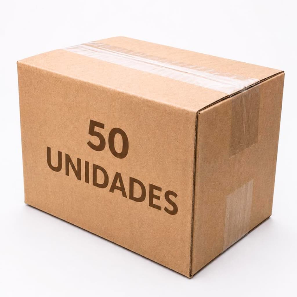 50 Caixas de Papelão 19x12x12cm para Ecommerce Envios Correios PAC SEDEX Embalagem Reforçada