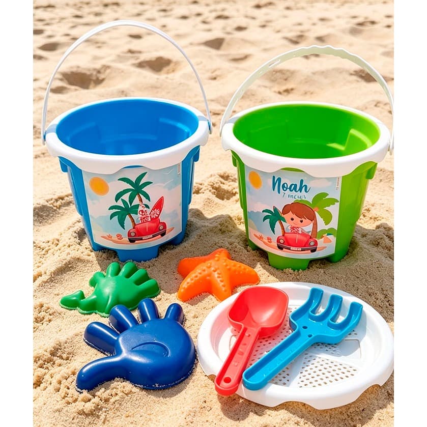 Balde de Praia | Baldinho de Praia PERSONALIZADO | Tema da sua festa | Lembrancinha Personalizada