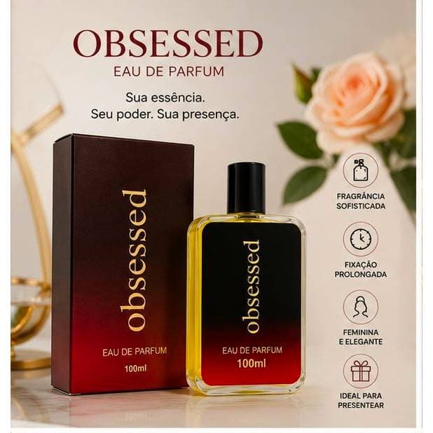Perfume Obsessed Eau de Parfum 100ml Unissex Fragrância Marcante Longa Duração