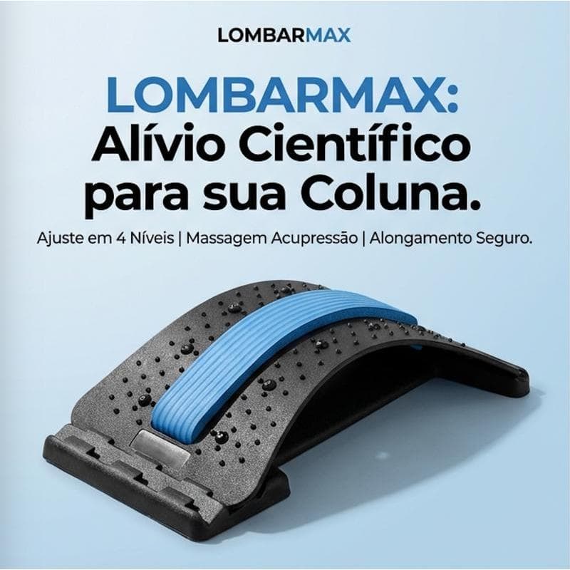 Apoio Lombar para Yoga e Pilates – Suporte Ergonômico com Almofada em Gel, Ideal para Exercícios e Alongamento