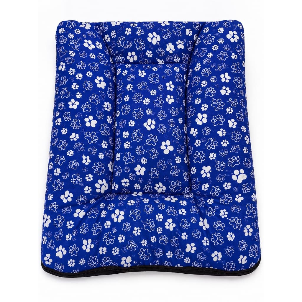 Cama Pet Impermeável Estampada Patinhas PP – Colchonete Macio para Cães e Gatos