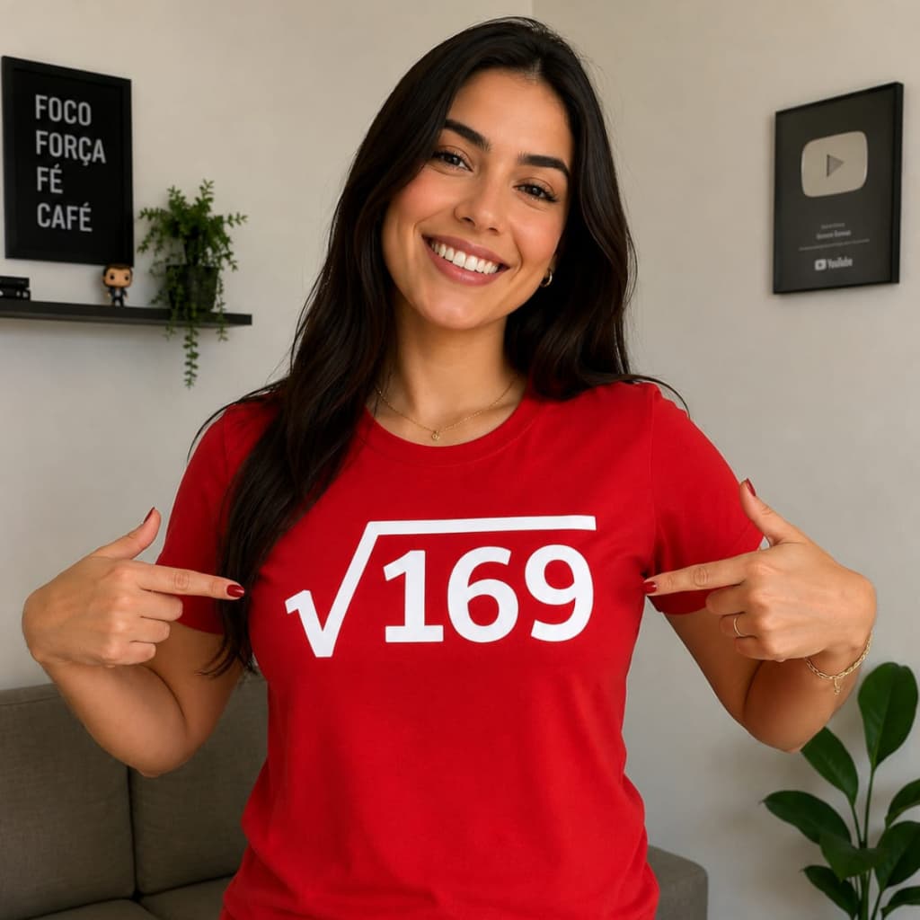 Camiseta Pt Lula Feminina Masculina zuera raiz quadrada 169 meme + Chaveiro top